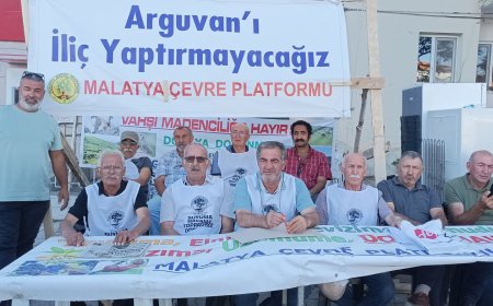ARGUVANI İLİÇ YAPTIRMAYACAĞIZ