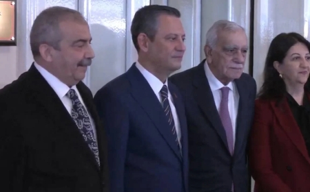 DEM Parti heyeti Özgür Özel'i ziyaret ediyor