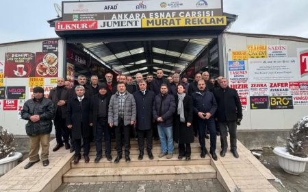 BAŞKAN YILDIZ'DAN DEPREMZEDE ESNAF ODALARINA DESTEK