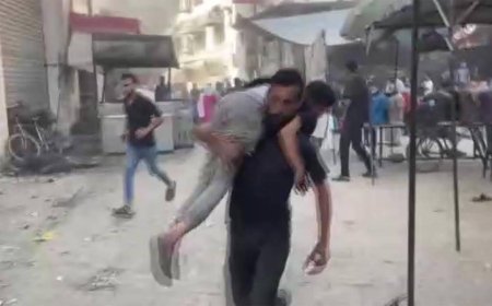 İsrail Gazze’de Pazar Yerini Vurdu 1’i Çocuk 4 Ölü