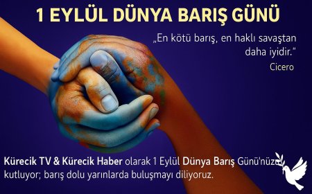 1 Eylül Dünya Barış Günü 