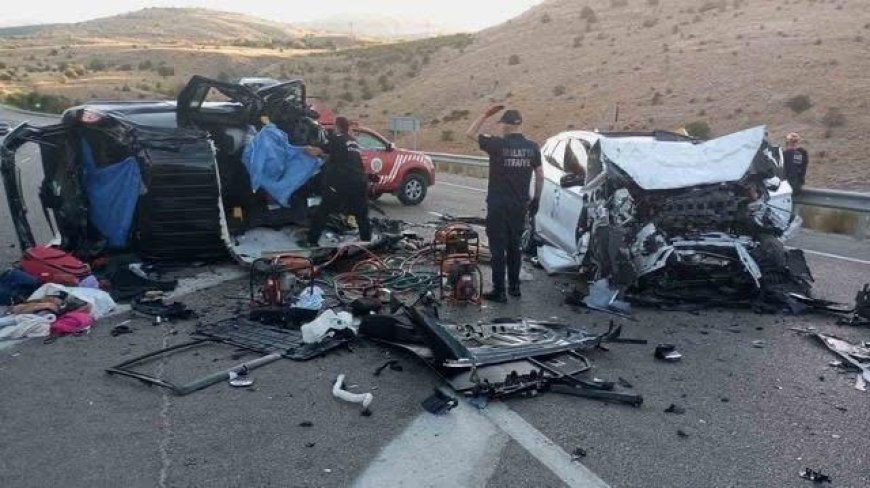 Akçadağ’da Feci Trafik Kazası: 4 Ölü, 2 Yaralı