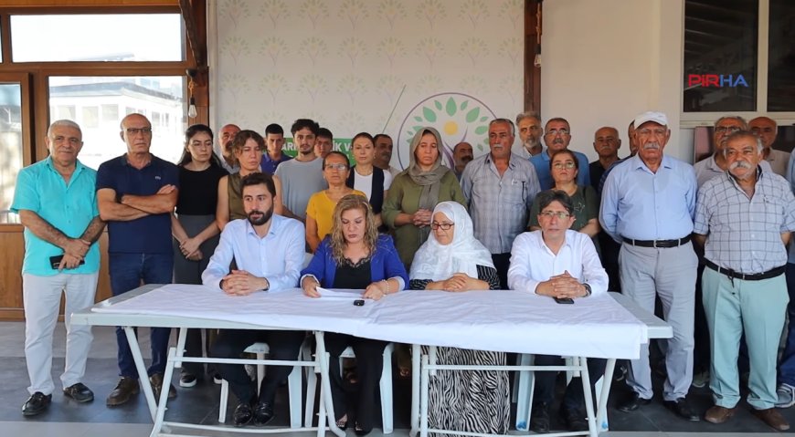 DEM Parti Mersin İl Örgütü’nden 1 Eylül açıklaması “Barışsız bir demokratik toplum mümkün değildir”