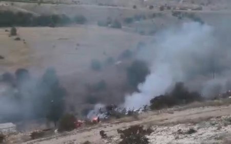 Malatya Kürecik’te Yangın Paniği Ekipler Seferber Oldu