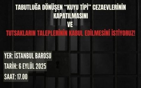 Alevi Kurumlarından Çağrı  Kuyu Tipi Cezaevleri Kapatılsın