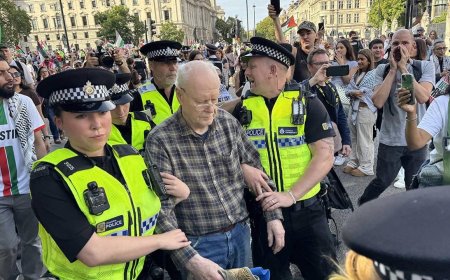 Londra’da Tarihi Gözaltı Filistin Eyleminde 890 Kişi Tutuklandı