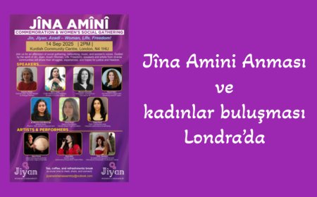 Londra’da Kadın Dayanışması Yükseliyor Jîna Amini Anması İçin Bir Araya Geliyorlar