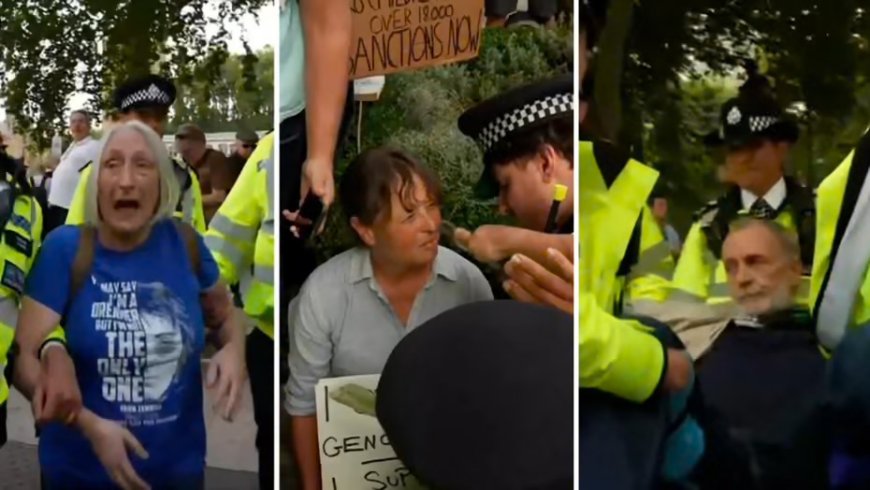 Londra’da Filistin Eylemine Sert Polis Müdahalesi: 300’e Yakın Gözaltı