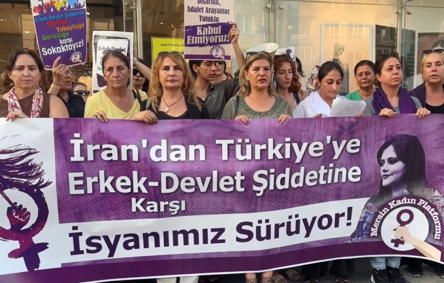 Mersin’de kadınlar Mahsa Amini için sokakta Kadınların bedeni siyasetin değil, özgürlüğün alanıdır