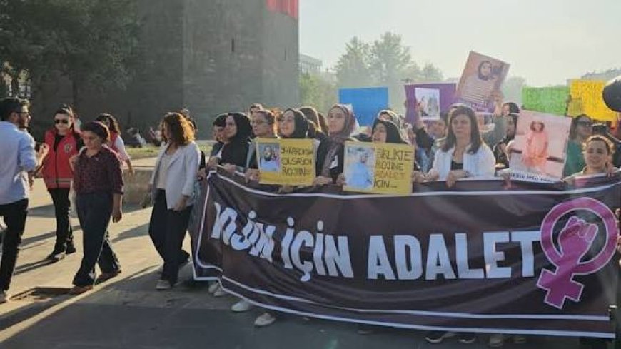 Diyarbakır’da Kadınlardan Yükselen Çığlık Rojin İçin Adalet