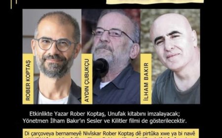 Mekan ve Hafıza” Londra’da Rober Koptaş ve İlham Bakır’dan Edebiyat ve Sinema Buluşması