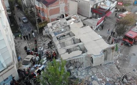 Gebze’de 7 Katlı Bina Çöktü: 2 Kişi Hayatını Kaybetti, Enkaz Altında 3 Kişi Daha Var