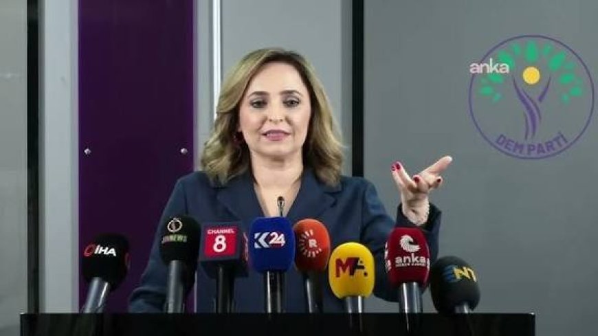 DEM Parti Sözcüsü Ayşegül Doğan Süreç Çok Kritik Bir Aşamada