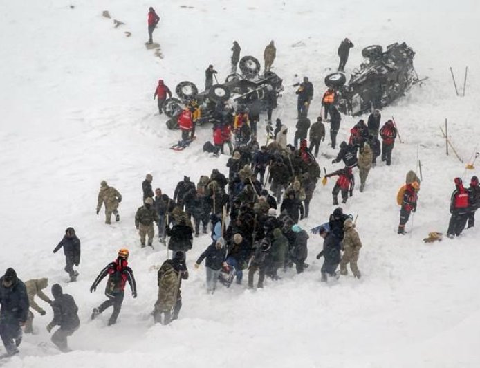 Van’da Çığ Kabusu Yerleşim Yerleri Tehlike Altında, 1 Kişi Hâlâ Kayıp