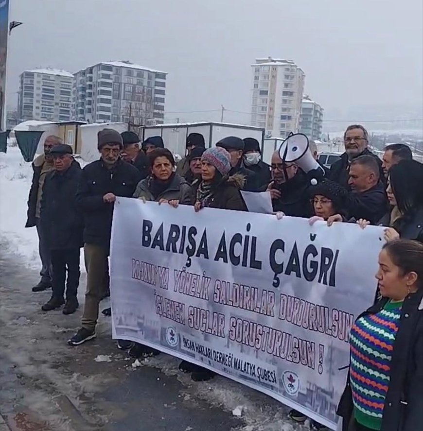 İHD Malatya Şubesi  HTŞ’nin Serbest Bıraktığı IŞİD Şüphelileri Sivillere Yönelik Tehdidi Büyütüyor