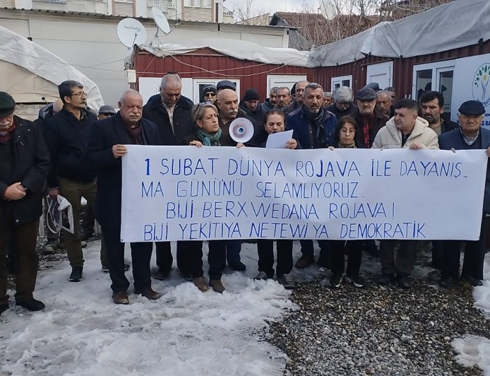 1 Şubat Dünya Rojava Günü’nde Malatya’dan Güçlü Çıkış: “Rojava Halkların Ortak Vicdanıdır”