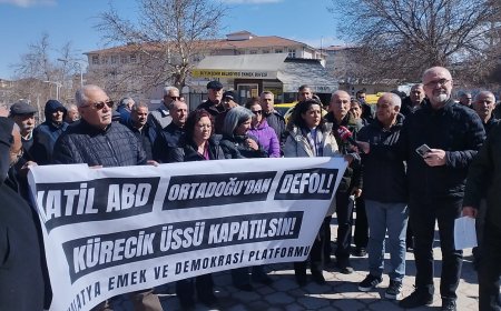 Malatya’da ABD ve İsrail Protestosu “Bu Savaş Bölgeyi Ateşe Atacak