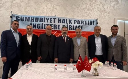 Cumhuriyet Halk Partisi İngiltere Birliği Başkanlığına Kemal Aslan Seçildi