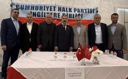 Cumhuriyet Halk Partisi İngiltere Birliği Başkanlığına Kemal Aslan Seçildi