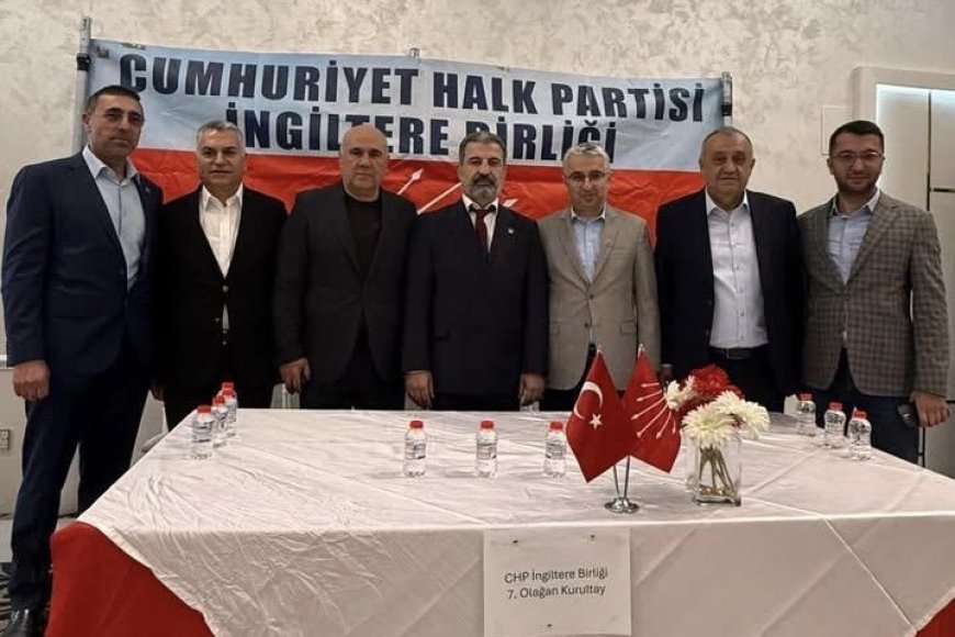 Cumhuriyet Halk Partisi İngiltere Birliği Başkanlığına Kemal Aslan Seçildi