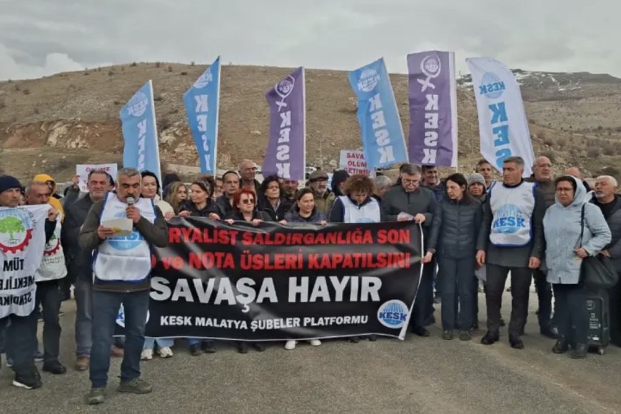 KÜRECİK’TE SERT PROTESTO NATO’DAN ÇIKILSIN, ÜSLER DERHAL KAPATILSIN