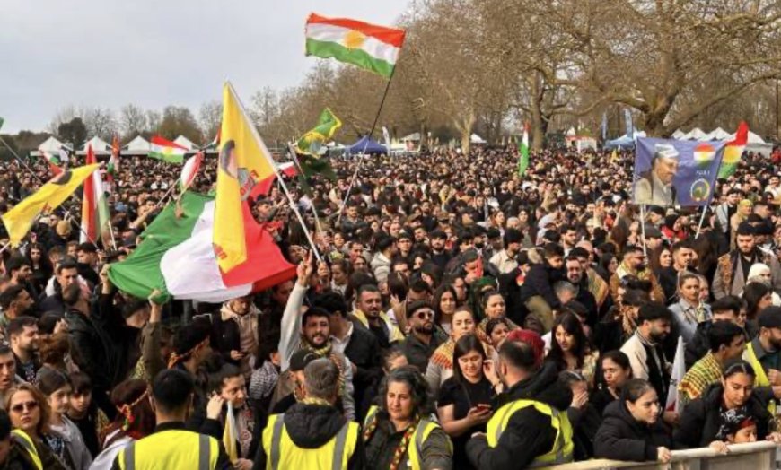 Londra’da Tarihi Newroz Buluşması On Binler Birlik ve Özgürlük Mesajıyla Finsbury Park’ta