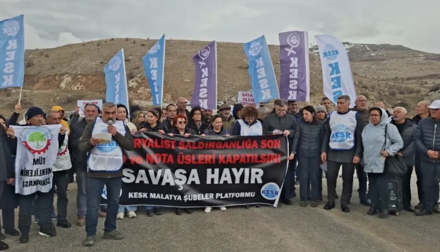 KÜRECİK’TE SERT PROTESTO NATO’DAN ÇIKILSIN, ÜSLER DERHAL KAPATILSIN