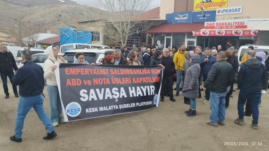 KÜRECİK’TE SERT PROTESTO NATO’DAN ÇIKILSIN, ÜSLER DERHAL KAPATILSIN