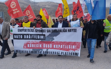 KÜRECİK’TE NATO PROTESTOSU 77. YIL DÖNÜMÜNDE “ÜSLER KAPATILSIN” ÇAĞRISI