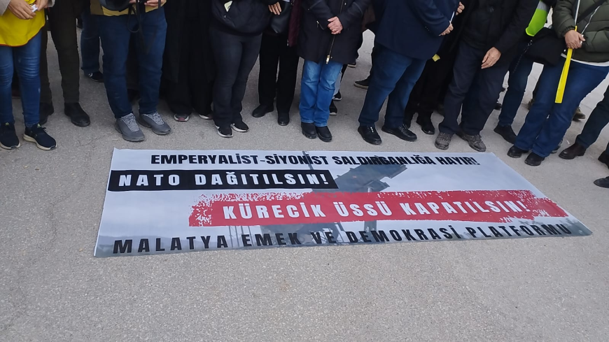 KÜRECİK’TE NATO PROTESTOSU 77. YIL DÖNÜMÜNDE “ÜSLER KAPATILSIN” ÇAĞRISI