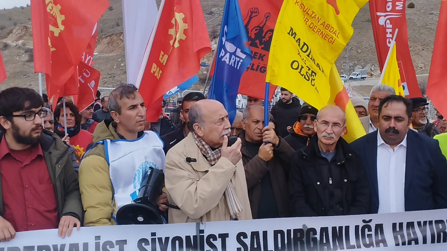 KÜRECİK’TE NATO PROTESTOSU 77. YIL DÖNÜMÜNDE “ÜSLER KAPATILSIN” ÇAĞRISI