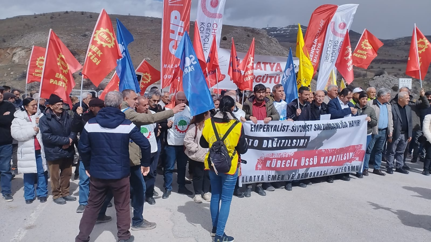 KÜRECİK’TE NATO PROTESTOSU 77. YIL DÖNÜMÜNDE “ÜSLER KAPATILSIN” ÇAĞRISI