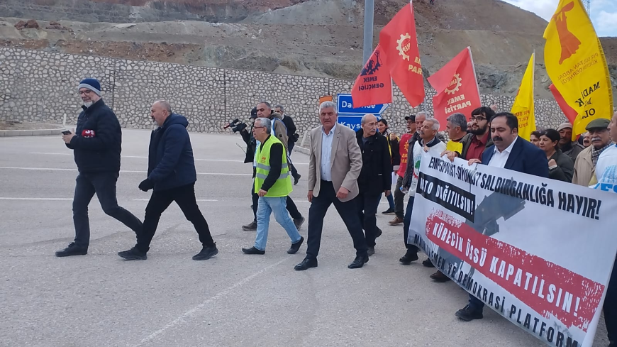 KÜRECİK’TE NATO PROTESTOSU 77. YIL DÖNÜMÜNDE “ÜSLER KAPATILSIN” ÇAĞRISI