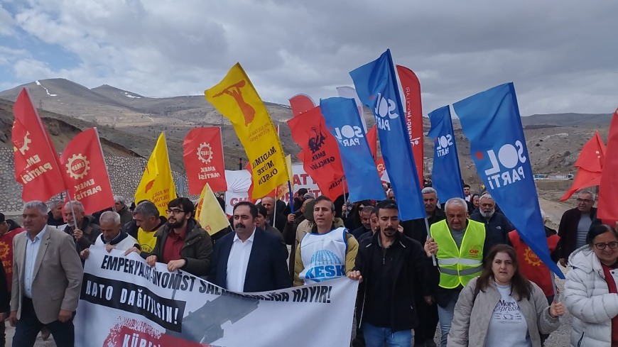 KÜRECİK’TE NATO PROTESTOSU 77. YIL DÖNÜMÜNDE “ÜSLER KAPATILSIN” ÇAĞRISI