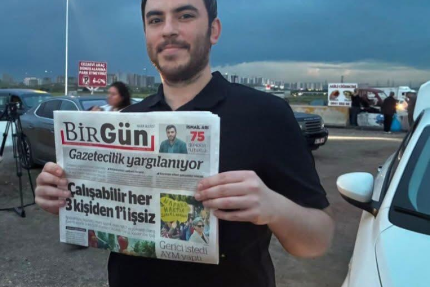 75 Gün Sonra Gelen Özgürlük Gazeteci İsmail Arı Tahliye Edildi