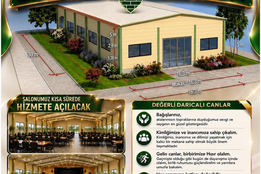Darıca ve Kürecik Halkına Tarihi Çağrı Gelecek Nesillere Kalacak Eseri Birlikte İnşa Edelim