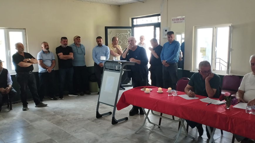 KÜRECİK ŞUBESİNDE YENİ DÖNEM  BEŞ KÖYÜN MUHTARLARI OY BİRLİĞİYLE YÖNETİME SEÇİLDİ