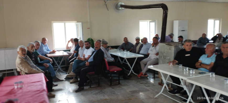 KÜRECİK ŞUBESİNDE YENİ DÖNEM  BEŞ KÖYÜN MUHTARLARI OY BİRLİĞİYLE YÖNETİME SEÇİLDİ