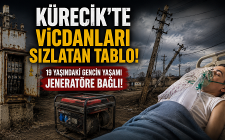 MALATYA’DA VİCDANLARI SIZLATAN TABLO 19 YAŞINDAKİ GENCİN YAŞAMI ELEKTRİĞE DEĞİL, JENERATÖRE BAĞLI