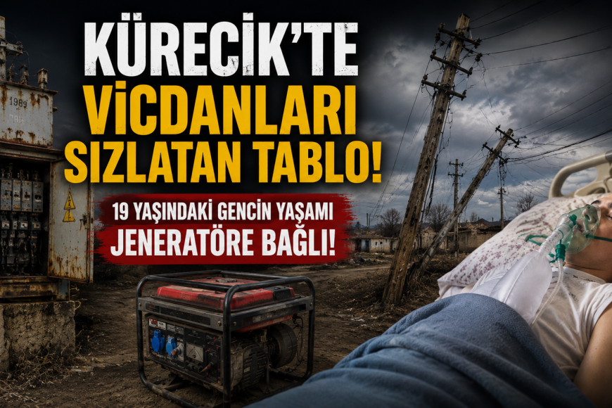 MALATYA’DA VİCDANLARI SIZLATAN TABLO 19 YAŞINDAKİ GENCİN YAŞAMI ELEKTRİĞE DEĞİL, JENERATÖRE BAĞLI