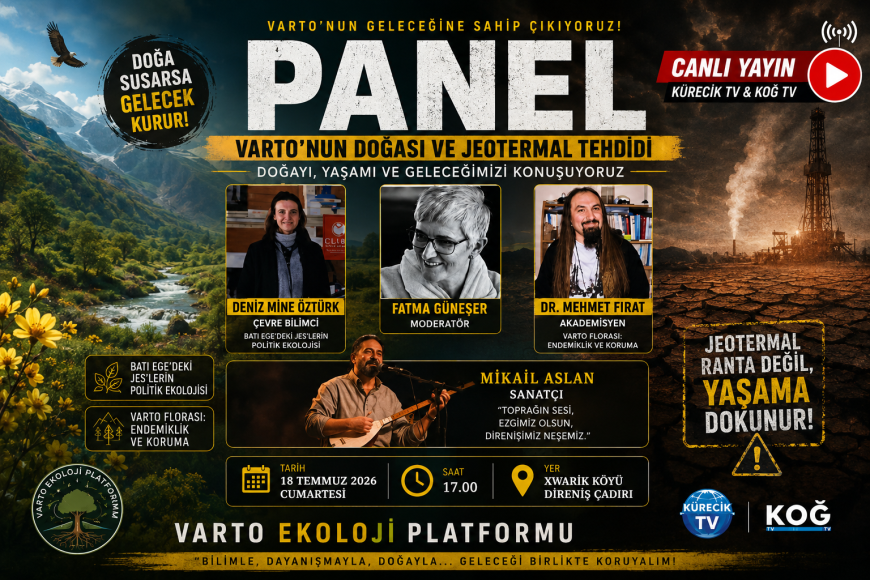 Varto’da JES Direnişi 76. Gününde Çadır Nöbetinde Panel ve Mikail Aslan’dan Destek