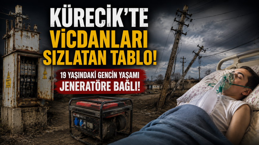 MALATYA’DA VİCDANLARI SIZLATAN TABLO 19 YAŞINDAKİ GENCİN YAŞAMI ELEKTRİĞE DEĞİL, JENERATÖRE BAĞLI