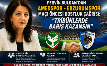 Pervin Buldan’dan Amedspor-Erzurumspor Maçı Öncesi Barış Çağrısı “Tribünlerde Barış Kazansın”