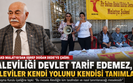 PSAKD Malatya’dan Eşref Doğan Dede’ye Danışma Kurulu Çağrısı “Aleviliği Devlet Tarif Edemez