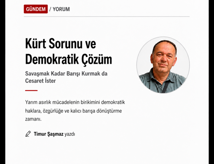 KÜRT SORUNU VE DEMOKRATİK ÇÖZÜM