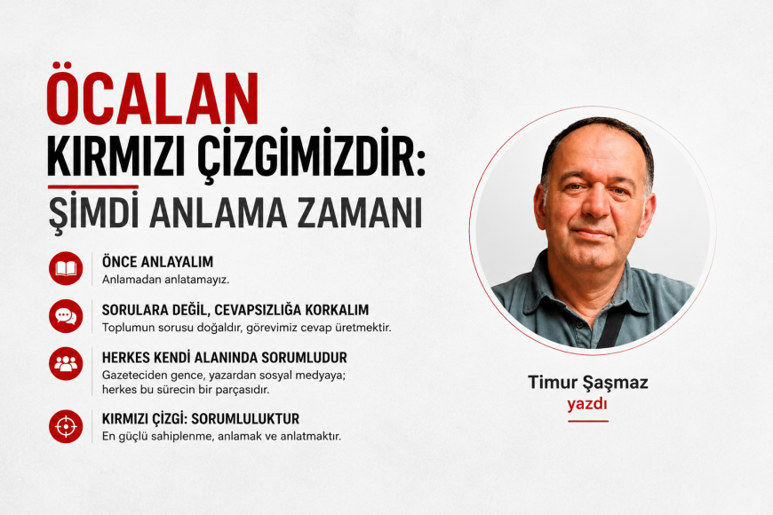 ÖCALAN KIRMIZI ÇİZGİMİZDİR ŞİMDİ ANLAMA ZAMANI