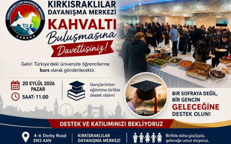 LONDRA’DA DAYANIŞMA SOFRASI EĞİTİME UMUT OLACAK