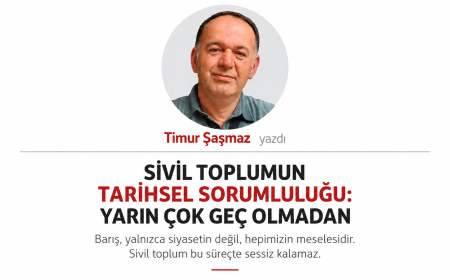 SİVİL TOPLUMUN TARİHSEL SORUMLULUĞU YARIN ÇOK GEÇ OLMADAN