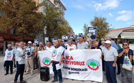MALATYA’DA EMEKLİLERDEN GEÇİM VE ONURLU YAŞAM ÇAĞRISI