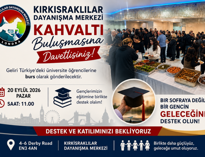 LONDRA’DA DAYANIŞMA SOFRASI EĞİTİME UMUT OLACAK